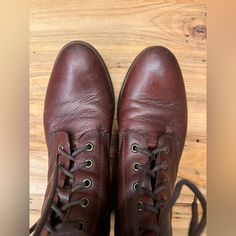 Leather Boots By Frye - Women’s 8 Frye Combat Boots, Frye Heeled Boots, Vintage Frye Boots, Frye Engineer Boots, Frye Shoes, Leather Shoes, Leather Boots, Women Shoes, Boots