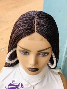 Medium Size Braids, Curly Tips, Human Hair Crochet, Wig Glue, Natural Hair Woman, Micro Twists, Braiding Styles, Ghana Braids, African Hair Braiding Styles