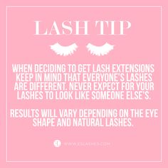 Lash Facts, Lash Extensions Quotes, Lashes Tips, Eyelash Extensions Care, Semi Permanent Lashes, Lash Technician, Everyday Eye Makeup, Eyelash Tips