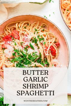 shrimp spaghetti Shrimp With Spaghetti, Butter Garlic Shrimp, Creamy Shrimp Scampi, Chicken Cordon Bleu Pasta, Spicy Chicken Pasta, Garlic Butter Shrimp Pasta, White Clam Sauce, Garlicky Shrimp, Shrimp Spaghetti