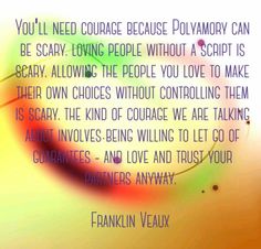 an image of a quote from franklin veaux on love and the word you'll need to know about