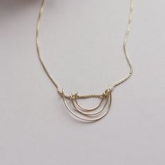 Hope Necklace, Rainbow Necklace, Necklace Layering, Necklace Minimalist, Gold Necklace Layered, Layering Necklace, Minimalist Necklace, Necklace Gift, Necklace Gold