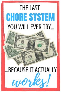 the last choice system you will ever try because it actually works poster with dollar bills