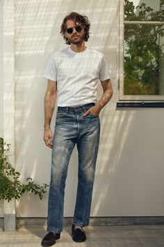 501 Outfit Man, Classic Americana Style, Men Old Money, Old Money Outfit Ideas, Men's Denim Style, Minimalist Fashion Men, Old Money Outfit, Preppy Men, Money Outfit