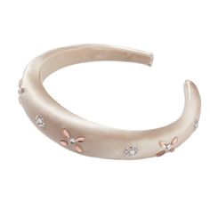 When occasions call for something extra special, add this jeweled headband to dress up your look. Don the delicate crystal-on-cream band to give any hairstyle a new level of simple sophistication. A lightly padded inner lining makes the band comfortable to wear. It’s so versatile, you can pair it with a pantsuit or go glam with a gown. Beauty comes in all colors, so do ü. Introducing the scünci be-ü-tiful collection. Inspired by on-trend colors and the emotions that evoke them. Brighten up your Cream Band, Embellished Headband, Stylish Headbands, Embellished Headbands, Jeweled Headband, Padded Headband, The Emotions, Color Bands, Crystal Design