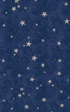 a blue background with white stars on it