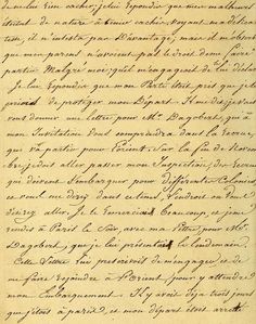 an old handwritten letter with cursive writing on it