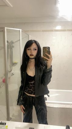 #emo#goth#gothgirl#2000s#metal#makeup#makeupartist#alternative#emofashion#gothfashion#alternativefashion#outfitideas#makeupideas 2000s Goth Fashion, Nye Outfits Parties, Metal Makeup, 2000s Goth, Slasher Film, Nye Outfits, Party Fits, Ootd Inspo, Emo Goth