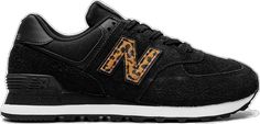 Leopard Sneakers, New Balance 574, Sneakers Black, New Balance, Sneakers, Black