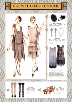 Flapper Girl Dresses 1920s Style, 1920s Flapper Costume, 1920s Flapper Girl, Flapper Girls, 1920s Mens Fashion, 1920's Flapper, Mad Hatter Hats, Flapper Costume