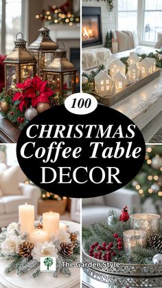 Create the perfect Christmas coffee table decor with our collection of 100 stunning ideas! From simple DIY Christmas decorations to elegant Christmas centerpieces for a coffee table, transform your space. Featuring beautiful Christmas tray decor ideas and fresh Christmas decor ideas for living room! Christmas Coffee Table, Coffee Table Decor Ideas, Christmas Coffee Table Decor, The Nightmare Before Christmas Decorations, Coffee Table Centerpieces, Christmas Tray, Christmas Dining Table, Table Decor Ideas