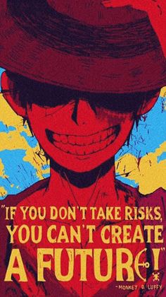 a poster with the words if you don't take riskys, you can't create a future