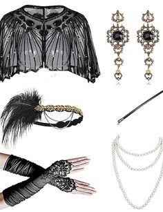 Cheap Cosplay & Costumes Online | Cosplay & Costumes for 2022 Gatsby Party Outfit, Tulle Costumes, Look Gatsby, Mafia Princess, Flapper Accessories, Speakeasy Party, Cheap Cosplay, Clue Party