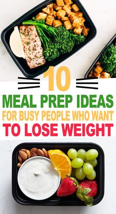 These 10 weekly meal prep ideas are THE BEST! I'm so glad I found these GREAT meal ideas! These meal prep for the week recipes look so good! And they're healthy! Definitely pinning! #Meals #MealIdeas #MealPrep Weekly Meal Prep Ideas, Clean Meal Prep, Weekly Meal Prep, Meal Prep Clean Eating, Meal Prep Ideas, Prep Recipes