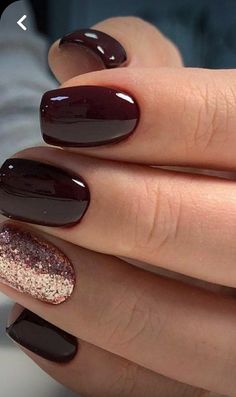 Brown Nail Art, Brown Acrylic Nails, Mauve Nails, Brown Nails Design, Fingernail Designs, Simple Nail Art Designs, Best Nail Art Designs, Coffin Nails Long, Brown Nails