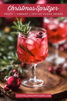 Best Vodka Cranberry Spritzer recipe we've made! 5 ingredients and perfect for Christmas drinks at happy hour. A favorite of the vodka cranberry drinks! Easy cocktails recipe great for winter cocktails, fall alcoholic drinks, spring party drinks. Fall Alcoholic Drinks, Vodka Cranberry, Best Vodka, Cranberry Drinks, Spritzer Recipes, Cranberry Vodka, Vodka Cocktail, Winter Cocktails, Vodka Drinks