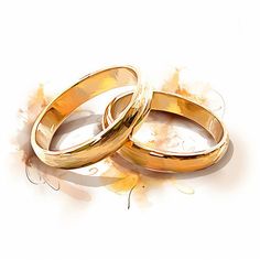 Wedding Ring Clipart in Impressionistic Art Style: High-Def Vector & 4K Wedding Rings Clipart, Ring Painting, Wedding Ring Background, Ring Clipart, Ring Png, Wedding Ring Vector, Wedding Ring Clipart, Mixing Paint Colors, Wedding Artwork