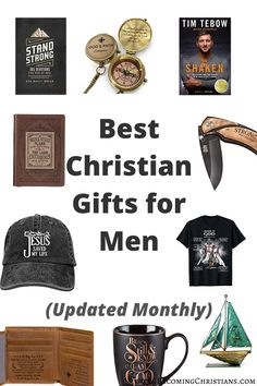 Best Christian Gifts for Men (Updated Monthly) Gifts For Christian Boyfriend, Boyfriend Bible Gift, Christian Gifts For Men, Gifts For Christians, Biblical Gifts For Men, Christian Men Gifts, Christian Gifts For Him, Christian Gifts Bulk, Christian Gift Ideas