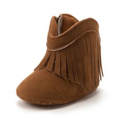 For the perfect fall look, keep your little one's paws pampered with these Baby Soft Sole Anti-slip Moccasin/Booties. Crafted in a suede material, they are suitable for newborns all the way up to toddlers. Offering a cozy fit and enhanced safety, these booties are the perfect way to keep your little one's feet warm and stylish. Boots Cowboy, Pink Boots, Baby Cowboy, Baby Protection, Baby Boots, Boot Types, Winter Snow Boots, Cozy Fits, All The Way Up