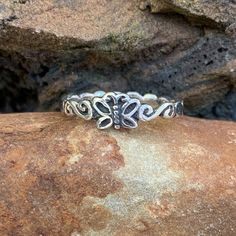 Unique Sterling Silver Butterfly Ring, Unique Butterfly Sterling Silver Ring, Bohemian Handmade Sterling Silver Butterfly Ring, Nickel-free Sterling Silver Butterfly Ring, Unique Sterling Silver Nickel-free Butterfly Ring, Fork Jewelry, Twisted Band Ring, Woven Ring, Silver Ring Designs