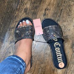 Brand New Juicy Couture Sandoz Never Been Worn Juicy Couture Shoes, Couture Shoes, Juicy Couture Black, Juicy Couture, Women's Shoes Sandals, Shoes Sandals, Size 7, Couture, Women Shoes