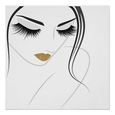 Face long lashes Lash Extension Poster | Zazzle.com Lash Extension Mascara, Eyelash Logo, Perfect Eyelashes, Big Eyes Art, Beauty Face Women, Hair And Beauty Salon, Glitter Lips, Lash Extension