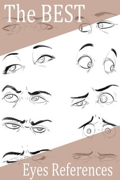 the best eyes references for beginners to learn how to draw and paint them