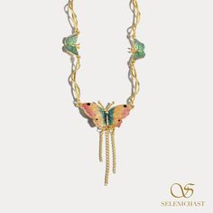 Plating: 18K Gold Materials: 18K Gold on Brass, Cubic Zirconia, Enamel Measurements: Length: 16.14"(41cm) Weight: 9.7g Gabriella Montez, Parrot Jewelry, Parrot Necklace, Popular Necklaces, Fruit Jewelry, Nature Necklace, Enamel Necklaces, Popular Jewelry, Nature Inspired Jewelry