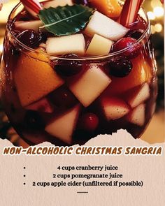 New Years Eve Dinners, New Year’s Eve Dinner Ideas, Summer Mocktail Recipes, Summer Mocktail, Christmas Sangria, Christmas Punch Recipes, New Years Eve Dinner, Christmas Punch, Dry January