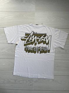 Vintage Vintage Stussy Big Logo T shirt | Grailed Stussy Shirt, Stussy Vintage, Design Tshirt, Logo T, Men's Tops, Vintage Tee