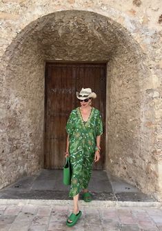 Top Seller for ZARA WOMAN GREEN V-NECK PRINTED SHIMMERY MIDI KAFTAN DRESS| 6895/060 NWT SS2023, Clothing Green V-neck Maxi Dress For Beach Cover-up, Summer V-neck Kaftan For Party, Green Floral Print Maxi Length V-neck Dress, Green Bohemian V-neck Dress For Summer, Green V-neck Vacation Dress, Green V-neck Dress For Vacation, Casual Green Dress For Beach Cover-up, Casual Green V-neck Dress For Vacation, Bohemian V-neck Midi Dress For Party