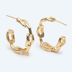 Material: gold plated on brass, lead nickel free Size: 27x28mm, loop size: 1.2mm approx. ( see Pic 2) Quantity: 4pcs=2 pairs Ear backs to match: https://www.etsy.com/shop/Nbeads?ref=seller-platform-mcnav&search_query=ear+back Jump rings(same/ similar gold color) to match: https://www.etsy.com/listing/587655398/100pcs-real-gold-plated-brass-open-jump?ga_search_query=jump%2Bring&ref=shop_items_search_3&pro=1&frs=1 More gold findings here: https://www.etsy.com/shop/Nbeads?ref=seller-platform-mcnav&search_query=gold+plated Trendy Metal Plated Hoop Earrings, Gold-plated Metal Hoop Earrings, Gold Plated Metal Hoop Earrings, Metal Plated Round Hoop Earrings, Trendy Gold-tone Metal Hoop Earrings, Trendy Gold Metal Hoop Earrings, Nickel-free Gold-plated Hoop Earrings, Nickel Free Gold Metal Hoop Earrings, Gold-tone Gold-plated Nickel-free Hoop Earrings