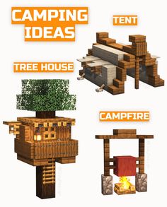 CAMPING IDEAS ⛺️ 
So, here I tried building three camping builds! Also I just want to point out that this is my first ever post ever that is not squared 😱!! What do you think about these ideas? 🤔

©️KlayDesign - all copyright rights reserved
#minecraft #minecraftideas #minecraftdesign #minecraftcamp #minecrafttutorial