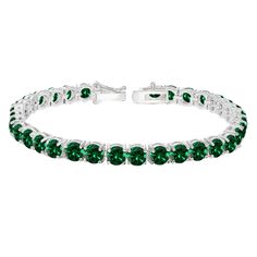 Wear this stylish bracelet to enhance your daytime and evening attire. This attractive tennis bracelet displays 5mm round cut gemstones in a polished prong setting that is perfect for evening wear and statement pieces. The bracelet is crafted of fine sterling silver and is nickel & tarnish free. It measures 7.25 inches and secures by box and tongue plus a safety latch. This gem bracelet in fine jewelry is a great addition to your tennis bracelets and gemstone jewelry collections. Product Det Bracelet Displays, Gems Bracelet, Bow Bracelet, Bracelet Display, Stylish Bracelet, Topaz Gemstone, Evening Attire, Tennis Bracelet, Blue Stone