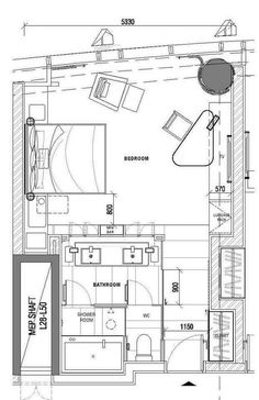 the floor plan for an apartment