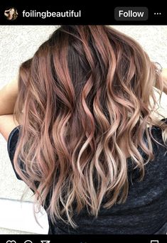 Fall Tones, Rosé Brown, Fall Looks, Cut And Color, Base Colour, Dyed Hair, Hair And Nails, Beautiful Hair