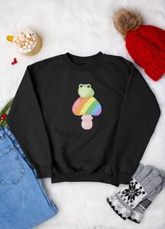 Colored Contacts, Graphic Sweatshirt, Handmade Gift, Sweatshirts, Trending Outfits, Unique Jewelry, How To Wear, Clothes, Color