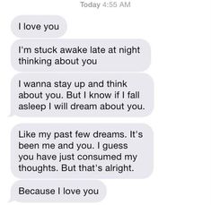 two texts that say i love you