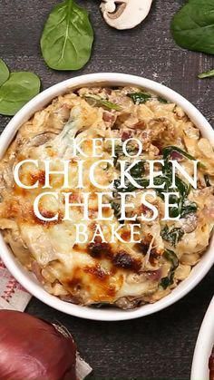 #LowCarbRecipesForTwo Healthy Low Fat Recipes, Healthy Low Carb Snacks, Ketogenic Diet Menu, Healthy Low Carb Dinners, Keto Diet Results, Cheese Bake, Healthy Food Guide