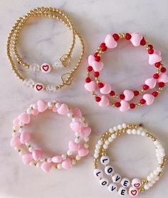 Wholesale Charms For Bracelets, Valentine Beaded Bracelets Diy, Valentines Diy Bracelets, Valentines Business Ideas, Valentines Beaded Bracelet Ideas, Valentines Day Jewelry Ideas, Kid Bracelet Ideas, Valentine Bracelets Beads, Valentines Day Beaded Bracelets