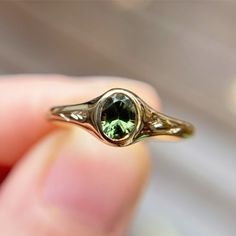 Green Sapphire Engagement Ring Vintage, Non Traditional Wedding Rings Engagement, Masc Engagement Ring, Vintage Bezel Engagement Ring, Forest Engagement Ring, Catbird Engagement Ring, Unique Engagement Rings Silver, Untraditional Engagement Rings, Green Engagement Ring