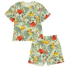 Disney Lion King Simba Timon Pumbaa Toddler Boys French Terry T-Shirt and Bike Shorts Outfit Set 3T Lion King Toys, Bike Shorts Outfit, Cute Disney Outfits, Timon And Pumbaa, Mickey Mouse Shorts, Boy Activewear, King Simba, Lion King Simba, Disney Lion King