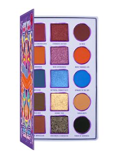 Description: Our House of Queens collection includes 4 artistry palettes which each include: ♣10 buttery eyeshadows ♥ 5 water-activated eyeliners ♠ a full-size mirror ♦ unique design and color story! 1. Add 1-2 droplets of water or J.Cat Beauty's Lock & Seal Liquid Makeup Setter on a water activated shade. 2. Use J.Cat Beauty BR16 Liner Brush to mix and activate the liquid liner. 3. Draw a sharp winged liner or get creative with a graphic liner look! Ingredients 10 SHADOW COLORS INGREDIENTS (ING Y2k Makeup Palette, Water Activated Eyeliner Palette, Rainbow Eyeshadow Palette, Y2k Eyeshadow Palette, Rainbow Makeup Palette, Liquid Makeup, Royal Tea, Red 40, Graphic Liner