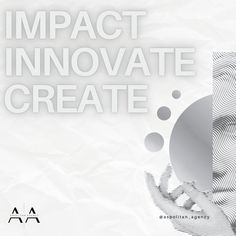 an advertisement for the impact innovate create event