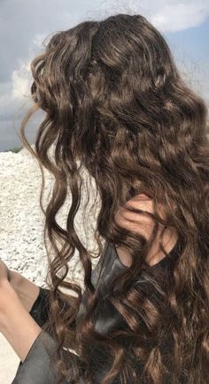 Deep Water, Dream Hair, Long Curly Hair, Long Curly, Aesthetic Hair, Hair Day, Pretty Hairstyles, Lany, Wavy Hair