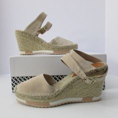 Available Is An Authentic Pair Of Diane Von Furstenberg Palermo Wedge Sandals Size 7m Us. The Wedges Are "Blush Suede". The Wedges Are New In The Box And Retails For $278.00. Don't Miss Out On This Tremendous Deal Act Now!! Beige Espadrilles With Cushioned Footbed And Wedge Heel, Beige Wedge Heel Espadrilles With Cushioned Footbed, Beige Closed Toe Wedge Sandals Medium Width, Beige Closed Toe Medium Width Wedge Sandals, Beige Closed Toe Wedge Sandals, Beige Closed Toe Wedge Sandals With Cushioned Footbed, Cream Wedge Sandals With Round Toe And Heel Loop, Cream Closed Toe Wedge Sandals With Cushioned Footbed, Wedge Sandal