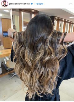 Balayage Hair Brunette With Blonde, Glow Hair, Black Hair Balayage, Dark Brunette Hair, Balayage Hair Dark