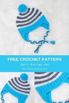 the free crochet pattern for this hat is easy to make