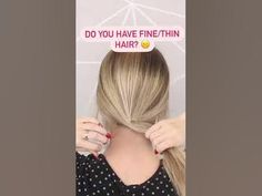 Diy Updo For Thinning Hair, Low Bun With Accessories, Low Bun Hairstyles For Fine Hair, Fine Straight Hair Updo, Low Bun For Thinning Hair, Easy Updo For Fine Hair Diy, Easy Low Bun For Fine Hair, Fine Flat Hair Updos, Easy Hairstyles For Medium Fine Hair