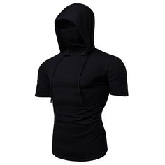 This Men s Sports Hoodie traps heat which causes the wearer to sweat more than usual. For workouts that involve arm exercises, a sleeveless hoodie is ideal. The sleeveless hoodie gives the arms a full range of motion for whatever activity you plan on. Ninja Suit, Slim Pants Outfit, Streetwear Winter, Hoodies Men Style, Gym Hoodie, Winter Fashion Coats, Track Suit Men, Short Sleeve Hoodie, Estilo Hip Hop